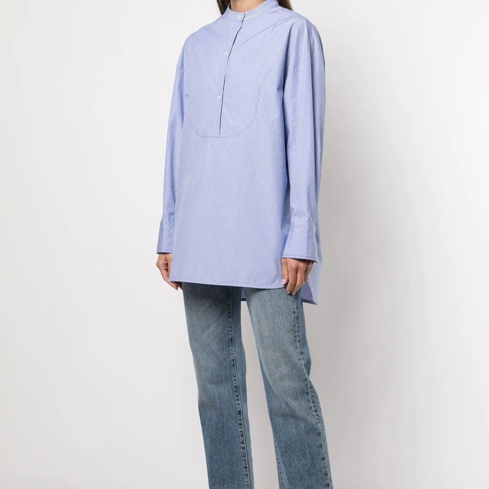 Loulou Studio “Pini” Classic Pinstripe Shirt